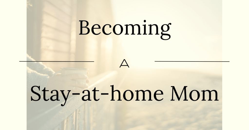 My Stay at Home Mom&nbsp;Journey